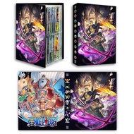 4Grids DIY Anime One Piece Zoro Card Collection Card Book Cartoon Card Bag Albums Card Storage Large Capacity Kids Toys Gift