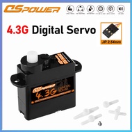 DSpower 4.3g Servo High Torque Waterproof Mini Digital Low Profile RC Servo Gear For RC Airplanes He
