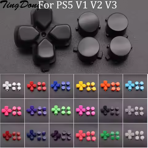 For PS5 V1 V2 V3 Direction Function Key Buttons For PS5 BDM-010 030 Controller Button ABXY Cross D-p