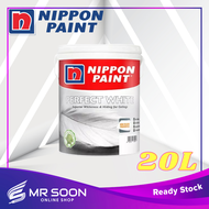 NIPPON PAINT 20L Perfect White Interior Paint Ceiling Paint Matt/Cat Dalam/Nippon Interior Paint /Indoor Paint
