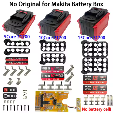 5 Core 10 Core 15 Core 21700 Lithium Battery Case Box PCBA Protection Circuit Board No Original for
