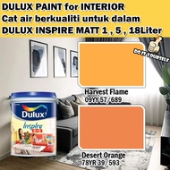 ICI DULUX INSPIRE INTERIOR MATT 18 Liter Harvest Flame / Desert Orange