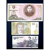 10 RM Combo UNC!!! DPRK 100 won 1978,Serbia 10 Dinar,DPRK 5 won 1998