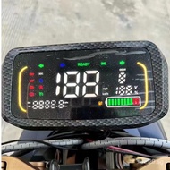 Big Cow Large Screen N7Modified Instrument Lead-Acid60-96v Lithium Battery Mileage Display Universal