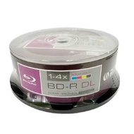 Ritek BD-R DL 6X 50 GB แผ่นเปล่าบลูเรย์ 6x Bluray White Inkjet Printable DL Layer Recordable Disc B