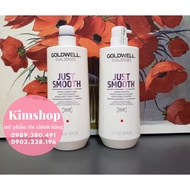 Genuine Shampoo + Conditioner GOLDWELL SMOOTH JUST SMOOTH 1000ML