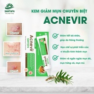 2 Tubes of Green Acnevir Acne Cream, supports acne treatment, reduces and prevents acne, redness and