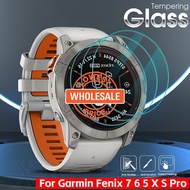 [Wholesale Price]9H Hardness Anti-scratch Screen Protector / Smartwatch Accessories / HD Clear Full Cover Tempered Glass Film Compatible For Garmin Fenix ​​7 6 5 X S Pro Series