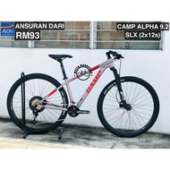 CAMP ALPHA 9.2 (FREE SHIPPING) (Shimano SLX 2x12) (FREE POSTAGE) (29 INCH) MTB MOUTAIN BIKE BICYCLE BASIKAL