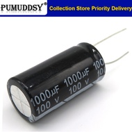 5PCS  100V1000UF 18*35mm  1000UF 100V 18*35 Electrolytic capacitor New original