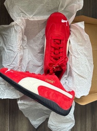 PUMA Speedcat Low-Top Casual Running Shoes Unisex Red Grey