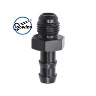 Universal AN6 Male to 5/16" 6AN Flare to 3/8" Hose Barb Push on Fitting Adapter Aluminum Alloy Fuel 