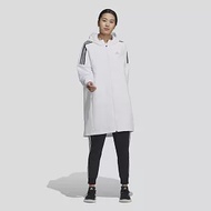 ADIDAS LONG WV JKT 長版 女連帽外套-HG1848 XS 白