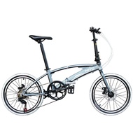 🎯QQ HITO German Brand20Inch Folding Bicycle Double Tube Ultra-Light Portable Aluminum Alloy Disc Brake Variable Speed Me