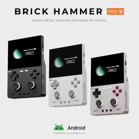 2026 TRIMUI BRICK PRO Metal Version Vertical Screen Mini Handheld Game Console Pocket Portable Retro