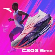 ANTA Men C202 6 PRO Running Shoes Marathon Carbon Plate A-Grip Kasut Sukan Lelaki 1124D5571-10 (Kasu