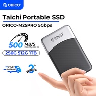 ORICO Taichi 512GB 1TB External SSD USB3.2 460MB/s Type C Portable SSD for iPhone 17 Laptop (M25Pro)