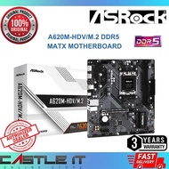 Asrock A620M HDV M.2 AM5 DDR5 Motherboard Combo Ryzen 5 7600 8600G 8700G Ryzen 7 7700