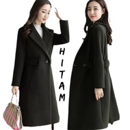 long coat blazer panjang wanita cewe korea import premium tebal jumbo