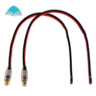 Speaker Wire 14 AWG with Phono  Female Jack, 2 Channels