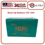 GP 12V 7AH Battery Rechargeable Sealed Lead Acid Battery GP BATTERY