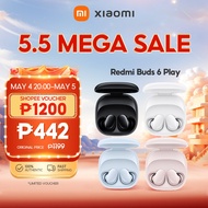 [Exclusive] Xiaomi Redmi Buds 6 Play Bluetooth 5.4 AI Noise Reduction IPX4 Water Resistance