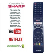 Genuine Remote Control sharp LCD Smart TV Remote Control NETFLIX YouTube GB326WJSA GB005WJSA GB004WJ