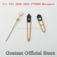 Goutent Black Orange Green Watch Hands Green Luminous Hands Fit PT5000 ETA 2836 2824 Miyota 8215 820