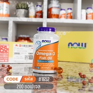 โอเมก้า3 | Omega 3 Fish Oil 180 EPA / 120 DHA [Softgels] by NOW FOODS | Authentic Made in USA
