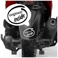 Unique and Cute Motorcycle Stickers, Cutting Sticker Engineer Inside