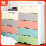 Plastic Drawer Baju 5 Layer With Lock Storage Drawer Cabinet/Plastic Drawer Storage Cabinet/Almari Baju Baby