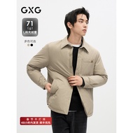 GXG Men's Clothing [Shirt Style] Down Jacket Men 24 Winter New Style Lightweight Jacket G24DY24003