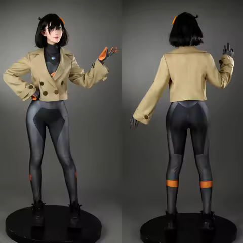 Game Emma Cosplay Costume Christmas Anime Z-A Emma Outfit Girl Coat Jumpsuit Full Set and Individual