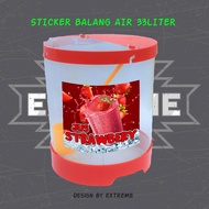 STICKER AIR BALANG JUS STRAWBERRY SBJS002