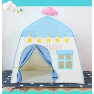 Kids Play Tent Castle Large Teepee Tent for Kids Princess Castle Play Tent Oxford Fabric Children Playhouse for Indoor Outdoor with Carry Bag Portable Playhouse Boys &amp; Girls Birthday Gift