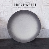 Hapita ATELIER gray Dinner plate 10.5 inch 27cm
