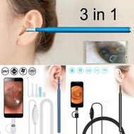 Digital Otoscope LED Ear Camera Scope Earwax Removal Wax Cleaning Kit Tools