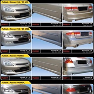 Honda Accord modulo mugen bodykit body kit 2004 2005 2006 2007 2008 front side rear skirt lip ducktail spoiler grill