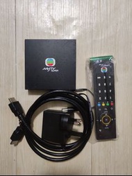 MyTV SUPER A12 薄版機頂盒，全套配遙控器牛線