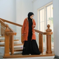 Jaket Outer Hijab Alietha | Jaket hijab panjang muslimah | Jacket alietha tebal
