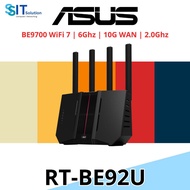 ASUS RT-BE92U WiFi 7 Router 6GHz Tri Band BE9700 10G WAN 2.0GHz Quad Core CPU AiProtection Pro