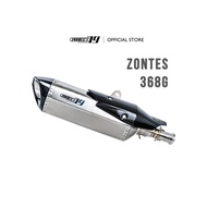 PROJECT79 EXHAUST SLIP ON SET SCOOTER BIKE TOURING BIKE QPLZ01+QPM56TT - ZONTES 368G