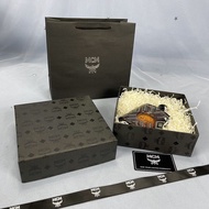 MCM กระเป๋าถือถุงกระดาษเข็มขัดกล่องเสื้อผ้าบรรจุภัณฑ์กระเป๋า Kotak Kado Berhadiah กระเป๋าช้อปปิ้งถุง