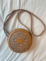 Gucci mickey disney crossbody leather bag