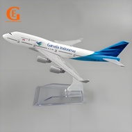 Garuda Indonesia Boeing 747 Aircraft Model B747 Diecast Alloy Plane Model Gift Collection