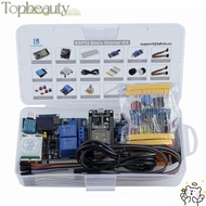 TOPBEAUTY ESP32 Starter Kit, Professional  Development Board Starter Kit, Standard DIY Learning WiFi