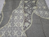 outer batik viscose Lace set Naura outer Lace kulot + belt