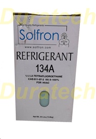 Genuine Solfron Refrigerant Freon R134a 13.6kg 30lbs Tank