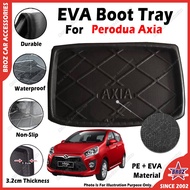 For Perodua Axia EVA Copolymer Car Boot Tray Trunk Tray Luggage Cargo Dulang But Kereta 汽车后箱垫
