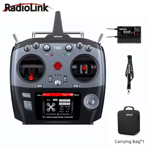 Radiolink T16D 16 Channels 2.4G RC Transmitter and R16F Receiver Support ELRS Module 3ms Response fo